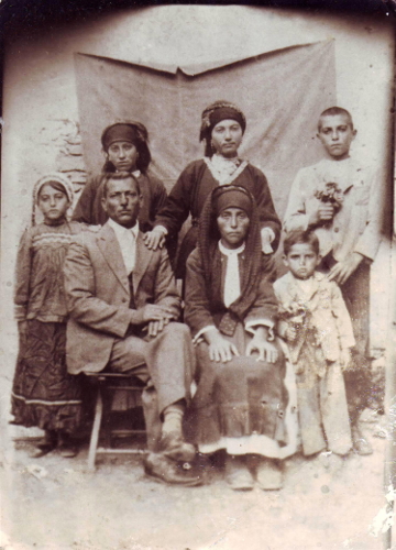 Captain Manolis Protopapas with his family