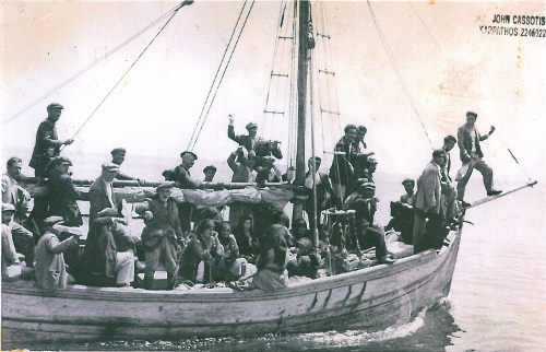 'Οlga' - Giorgis Protopapas' boat in the time of the war